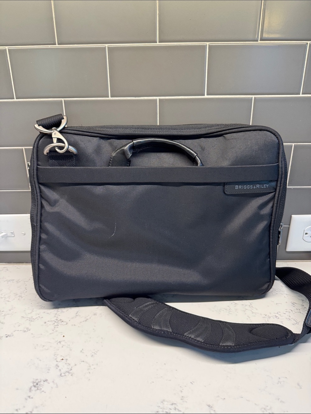 BRIGGS & RILEY Nylon Laptop Messenger, Shoulder Strap Bag.
